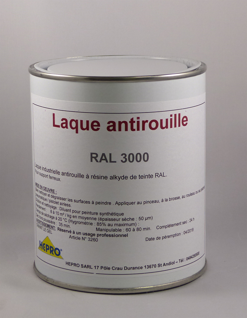 Pot de peinture Polyuréthane / bi composant Gris Anthracite RAL 7016
