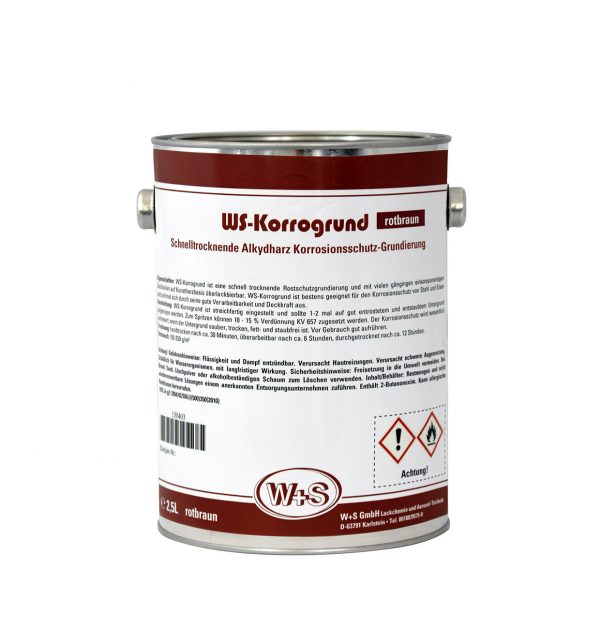Primaire anticorrosion Gris WS-K3526 2,5L. aux phosphates de zinc